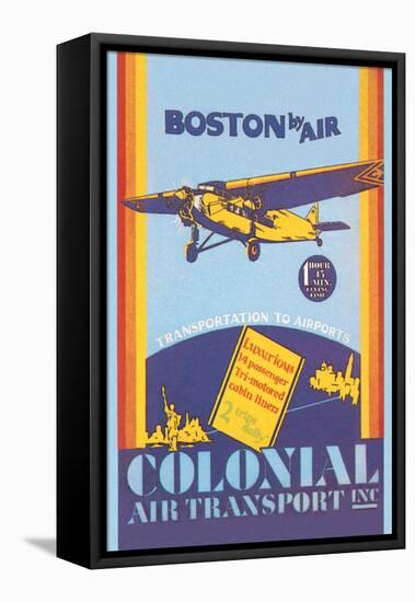 Colonial Air Transport - Boston by Air-null-Framed Stretched Canvas