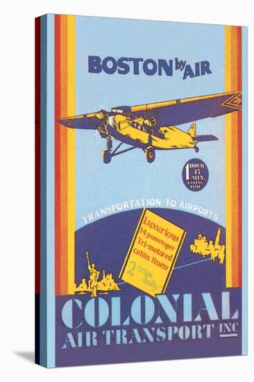 Colonial Air Transport - Boston by Air-null-Stretched Canvas