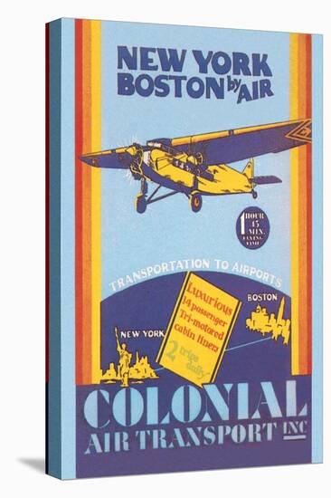 Colonial Air Transport, New York to Boston by Air-null-Stretched Canvas