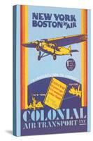 Colonial Air Transport, New York to Boston by Air-null-Stretched Canvas