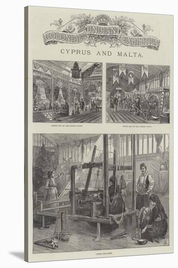 Colonial and Indian Exhibition, Cyprus and Malta-Frank Watkins-Stretched Canvas