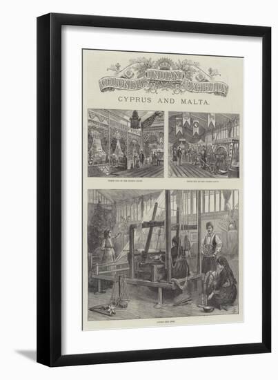 Colonial and Indian Exhibition, Cyprus and Malta-Frank Watkins-Framed Giclee Print