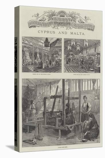 Colonial and Indian Exhibition, Cyprus and Malta-Frank Watkins-Stretched Canvas