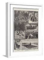 Colonial and Indian Exhibition, Lumbering in Canada-null-Framed Giclee Print