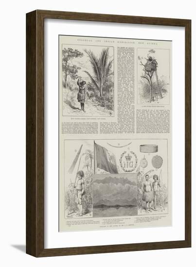 Colonial and Indian Exhibition, New Guinea-null-Framed Giclee Print