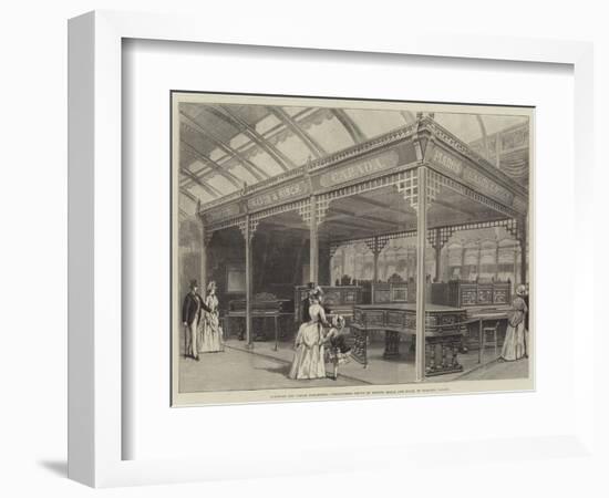 Colonial and Indian Exhibition, Pianofortes Shown by Messers Mason and Risch, of Toronto, Canada-null-Framed Giclee Print