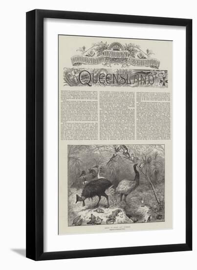 Colonial and Indian Exhibition, Queensland-null-Framed Giclee Print