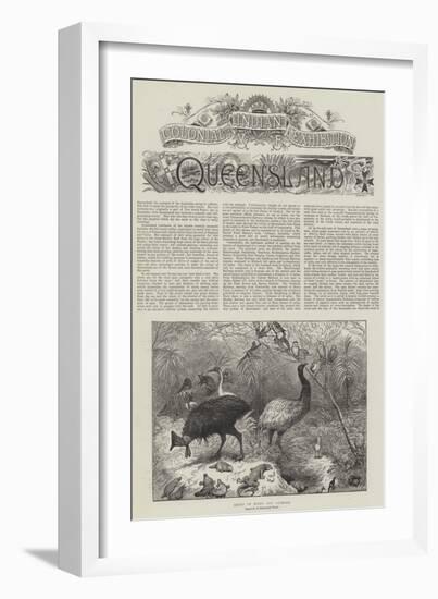 Colonial and Indian Exhibition, Queensland-null-Framed Giclee Print