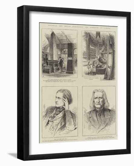 Colonial and Indian Exhibition, the Dominion of Canada-null-Framed Giclee Print