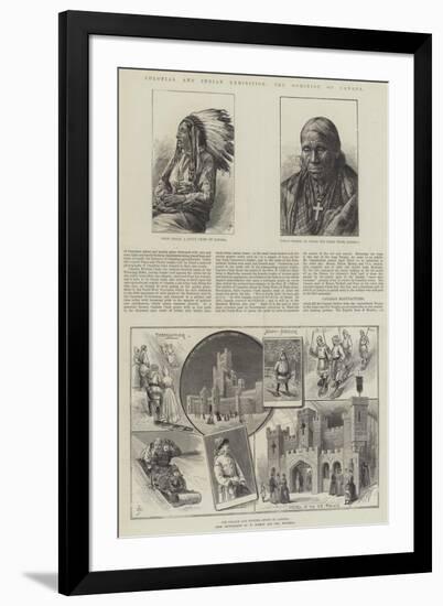 Colonial and Indian Exhibition, the Dominion of Canada-null-Framed Giclee Print