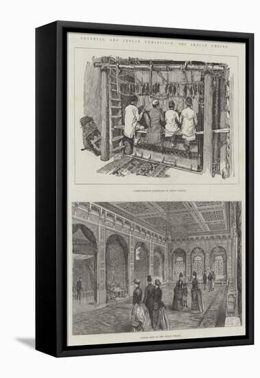 Colonial and Indian Exhibition, the Indian Empire-Warry-Framed Stretched Canvas