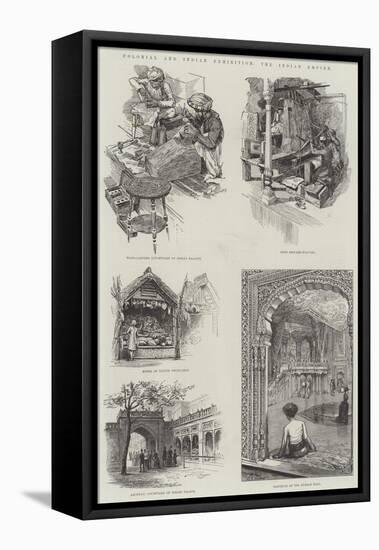 Colonial and Indian Exhibition, the Indian Empire-Warry-Framed Stretched Canvas