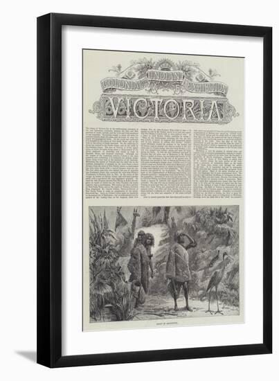 Colonial and Indian Exhibition, Victoria-William Heysham Overend-Framed Premium Giclee Print