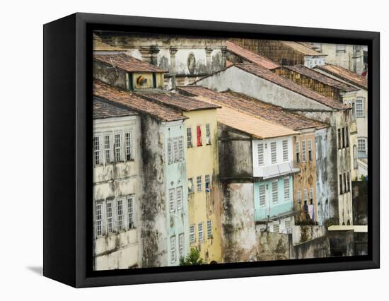 Colonial Architecture in Carmo Neighborhood, Pelourinho Area of Salvador Da Bahia, Brazil-Stuart Westmoreland-Framed Stretched Canvas