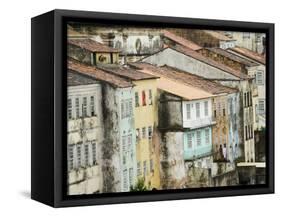 Colonial Architecture in Carmo Neighborhood, Pelourinho Area of Salvador Da Bahia, Brazil-Stuart Westmoreland-Framed Stretched Canvas