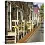 Colonial Architecture in Historic Annapolis, Md-Jerry Ginsberg-Stretched Canvas