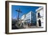 Colonial Architecture in the Pelourinho-Michael Runkel-Framed Photographic Print