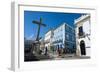 Colonial Architecture in the Pelourinho-Michael Runkel-Framed Photographic Print