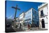 Colonial Architecture in the Pelourinho-Michael Runkel-Stretched Canvas