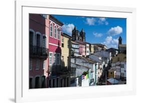 Colonial Architecture in the Pelourinho-Michael Runkel-Framed Photographic Print