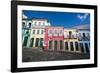 Colonial Architecture in the Pelourinho-Michael Runkel-Framed Photographic Print