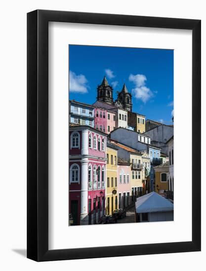 Colonial Architecture in the Pelourinho-Michael Runkel-Framed Photographic Print