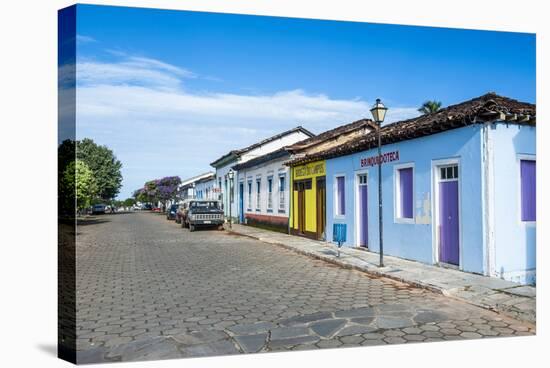 Colonial Architecture in the Rural Village of Pirenopolis, Goais, Brazil, South America-Michael Runkel-Stretched Canvas