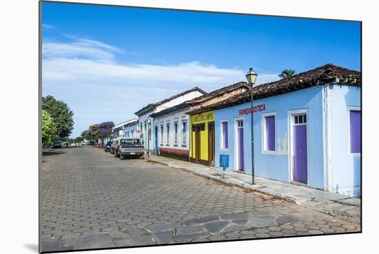 Colonial Architecture in the Rural Village of Pirenopolis, Goais, Brazil, South America-Michael Runkel-Mounted Photographic Print