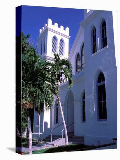 Colonial Architecture, Key West, Florida, USA-David Herbig-Stretched Canvas