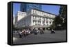 Colonial Architecture of the Historic Hotel Continental Saigon-Wendy Connett-Framed Stretched Canvas