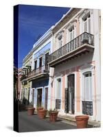 Colonial Architecture, Old San Juan, San Juan, Puerto Rico, West Indies, Caribbean, USA-Wendy Connett-Stretched Canvas
