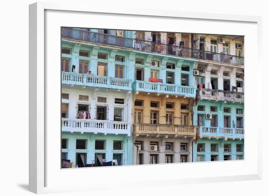 Colonial Architecture on Sule Pagoda Road, Yangon (Rangoon), Myanmar (Burma), Asia-Richard Cummins-Framed Photographic Print