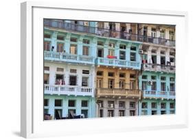 Colonial Architecture on Sule Pagoda Road, Yangon (Rangoon), Myanmar (Burma), Asia-Richard Cummins-Framed Photographic Print