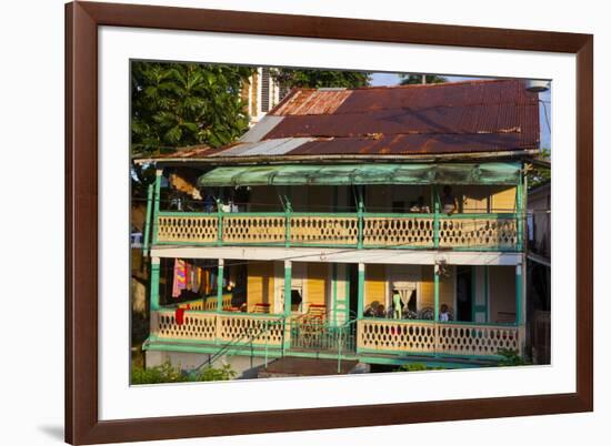 Colonial Architecture, Port Antonio, Jamaica, West Indies, Caribbean, Central America-Doug Pearson-Framed Photographic Print