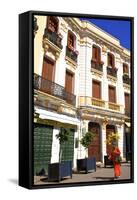 Colonial Architecture, Tangier, Morocco, North Africa, Africa-Neil Farrin-Framed Stretched Canvas