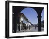 Colonial Balconies, Plaza De Armas, Cuzco, Peru, South America-Christopher Rennie-Framed Photographic Print