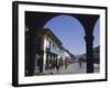 Colonial Balconies, Plaza De Armas, Cuzco, Peru, South America-Christopher Rennie-Framed Photographic Print