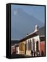 Colonial Buildings and Volcan De Agua, Antigua, Guatemala, Central America-Sergio Pitamitz-Framed Stretched Canvas