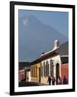 Colonial Buildings and Volcan De Agua, Antigua, Guatemala, Central America-Sergio Pitamitz-Framed Photographic Print