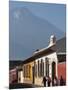 Colonial Buildings and Volcan De Agua, Antigua, Guatemala, Central America-Sergio Pitamitz-Mounted Photographic Print