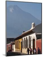 Colonial Buildings and Volcan De Agua, Antigua, Guatemala, Central America-Sergio Pitamitz-Mounted Photographic Print