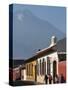 Colonial Buildings and Volcan De Agua, Antigua, Guatemala, Central America-Sergio Pitamitz-Stretched Canvas