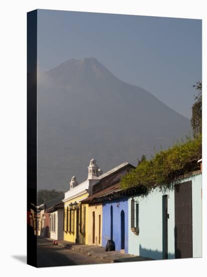 Colonial Buildings and Volcan De Agua, Antigua, Guatemala-Sergio Pitamitz-Stretched Canvas