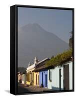 Colonial Buildings and Volcan De Agua, Antigua, Guatemala-Sergio Pitamitz-Framed Stretched Canvas
