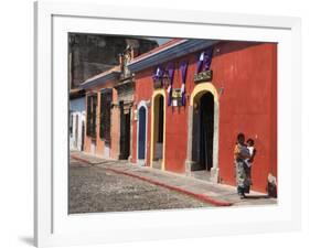 Colonial Buildings, Antigua, Guatemala, Central America-Sergio Pitamitz-Framed Photographic Print