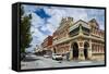 Colonial Buildings in Downtown Fremantle, Western Australia, Australia, Pacific-Michael Runkel-Framed Stretched Canvas