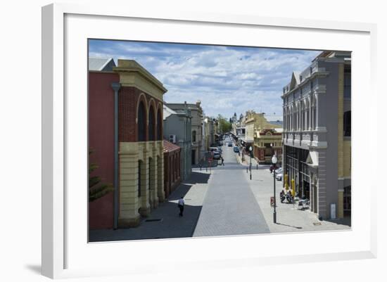 Colonial Buildings in Downtown Fremantle, Western Australia, Australia, Pacific-Michael Runkel-Framed Photographic Print