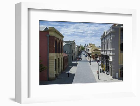 Colonial Buildings in Downtown Fremantle, Western Australia, Australia, Pacific-Michael Runkel-Framed Photographic Print