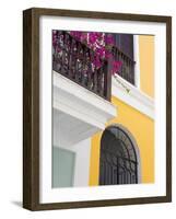 Colonial Buildings in Old City of San Juan, Puerto Rico Island, West Indies, USA, Central America-Richard Cummins-Framed Photographic Print