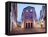 Colonial Centre at Dusk, Pelourinho, Salvador, Bahia, Brazil-Peter Adams-Framed Stretched Canvas